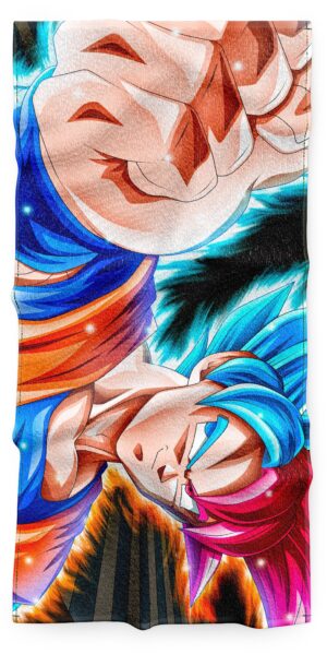 Serviette Mashup Goku Dragon Ball, taille au choix
