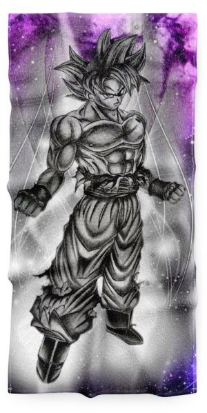 Serviette Goku Négatif Dragon Ball