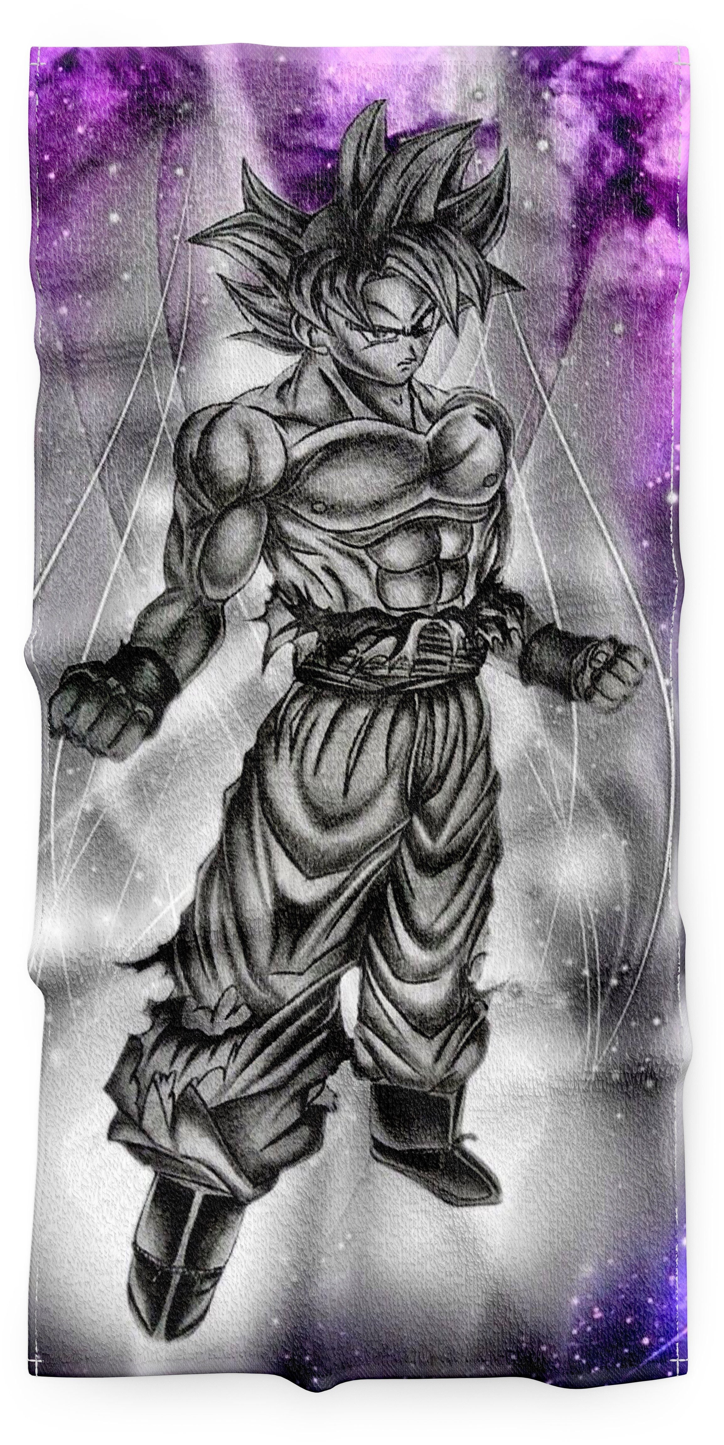 Serviette Goku Négatif Dragon Ball