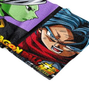 Serviette Dragon Ball avec Goku et Zamasu