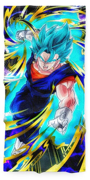 Serviette Dragon Ball Vegeto Blue, taille au choix