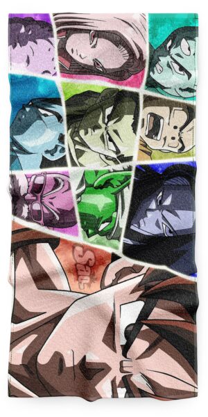 Serviette Z-Fighters Dragon Ball Z taille au choix