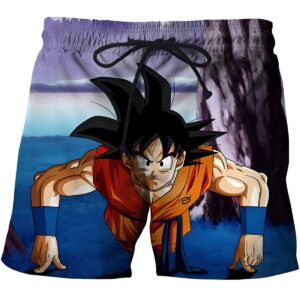 Short de bain d'entraînement Son Goku Dragon Ball