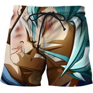 Short de bain Goku SSJ Blue Dragon Ball, du S au 8XL