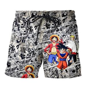 Short de bain Jump Force Dragon Ball, tailles M à 3XL