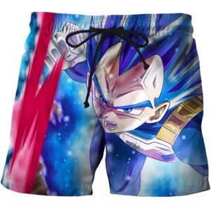 Short de bain Vegeta SSJ Blue Dragon Ball, du S au 8XL