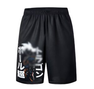 Short Fitness Puissance Saiyan Dragon Ball Z