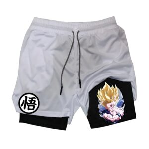 Short de musculation Dragon Ball Z Gohan Super Saiyan 2