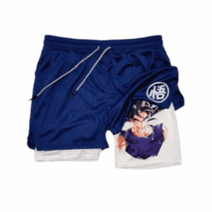 Short de musculation Dragon Ball Z Goku Ultra Instinct, tailles S à 3XL