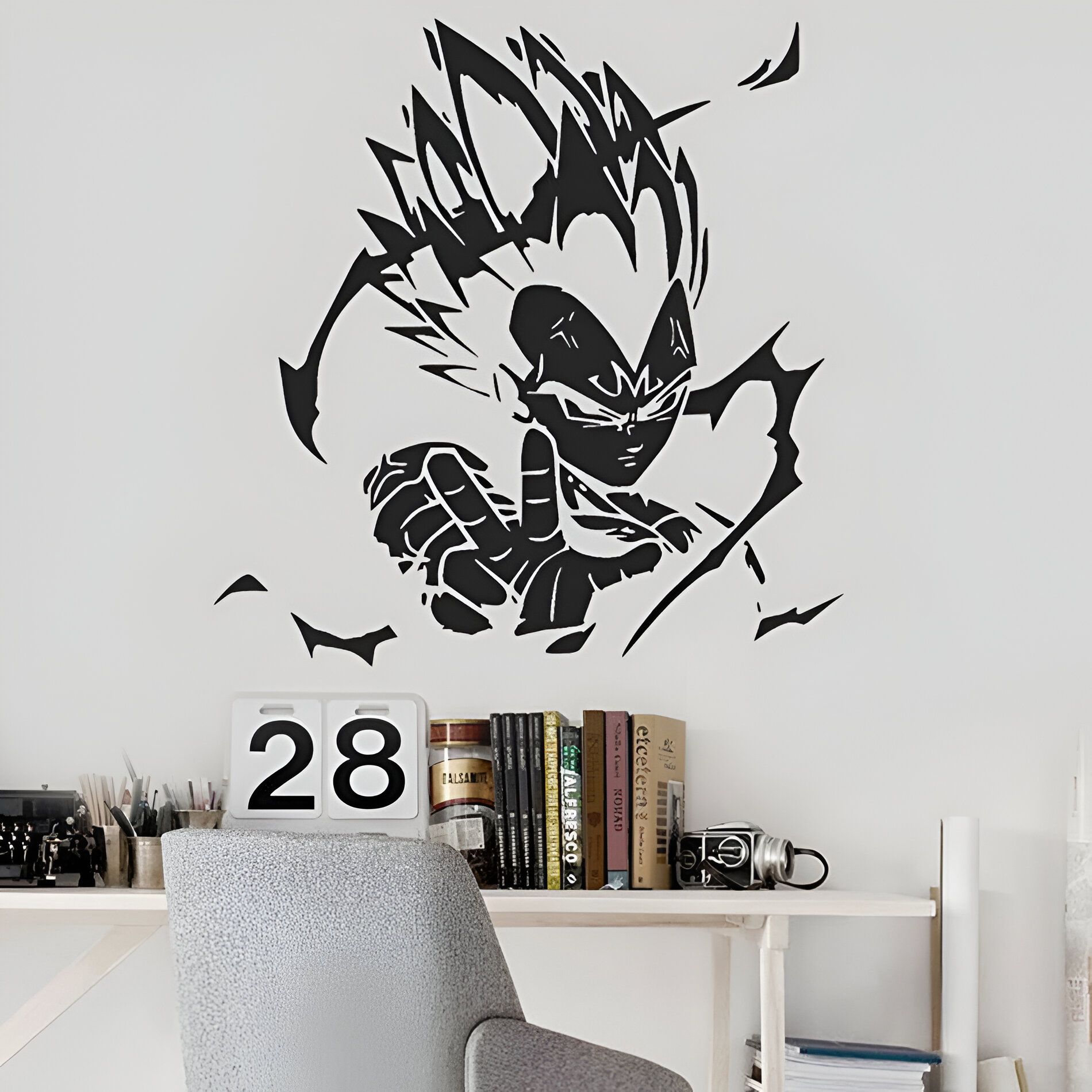 Sticker mural Dragon Ball avec Majin Vegeta – Image 2