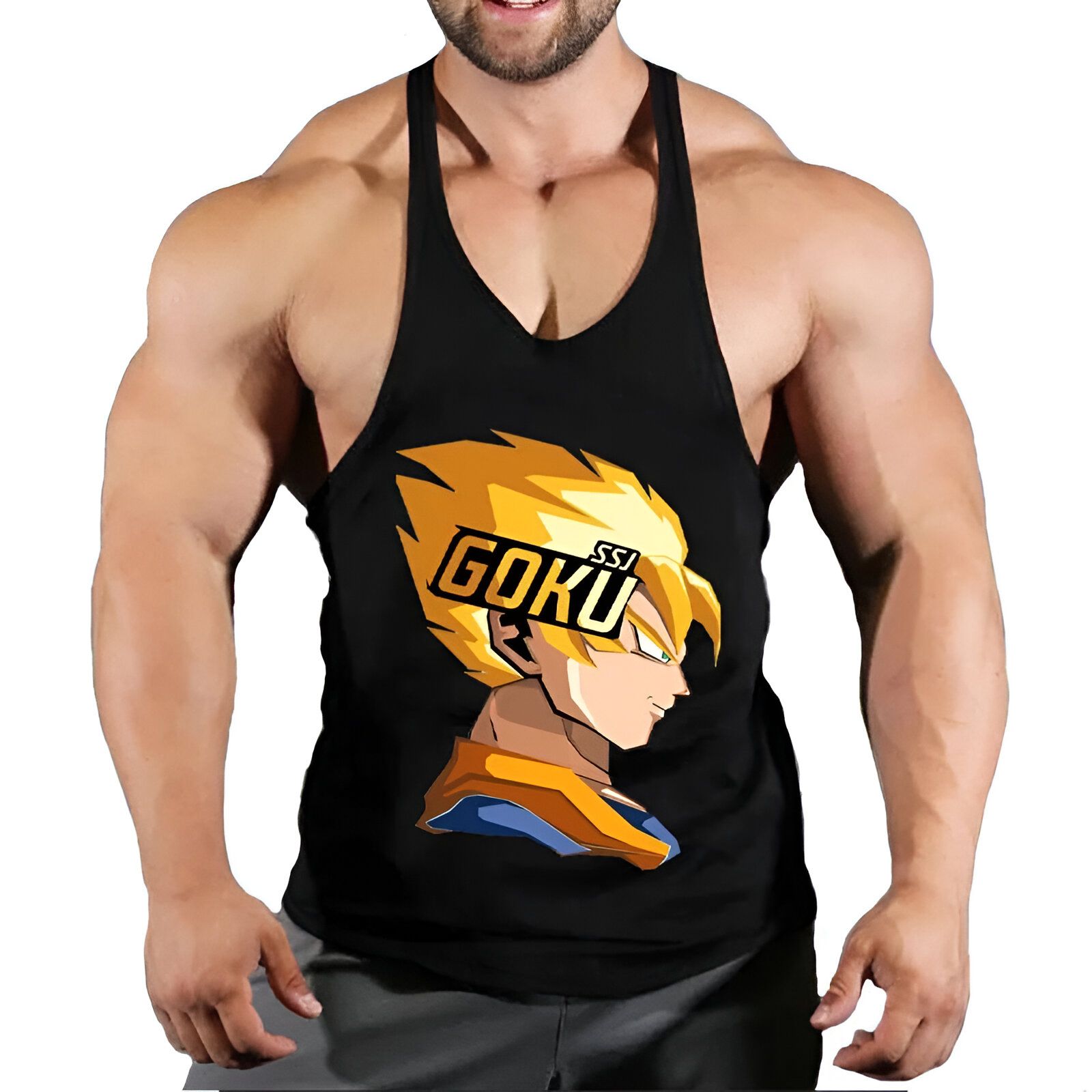 Stringer Goku Super Saiyan Dragon Ball, tailles S à 3XL