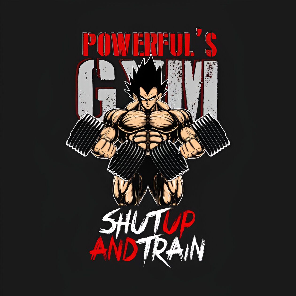 Stringer Dragon Ball Z Vegeta Gym M, L, XL – Image 3