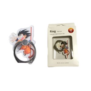 Support téléphone anneau Goku Bâton