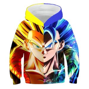 Sweat DBZ Enfant Fusions Saiyans 4 à 14 ans