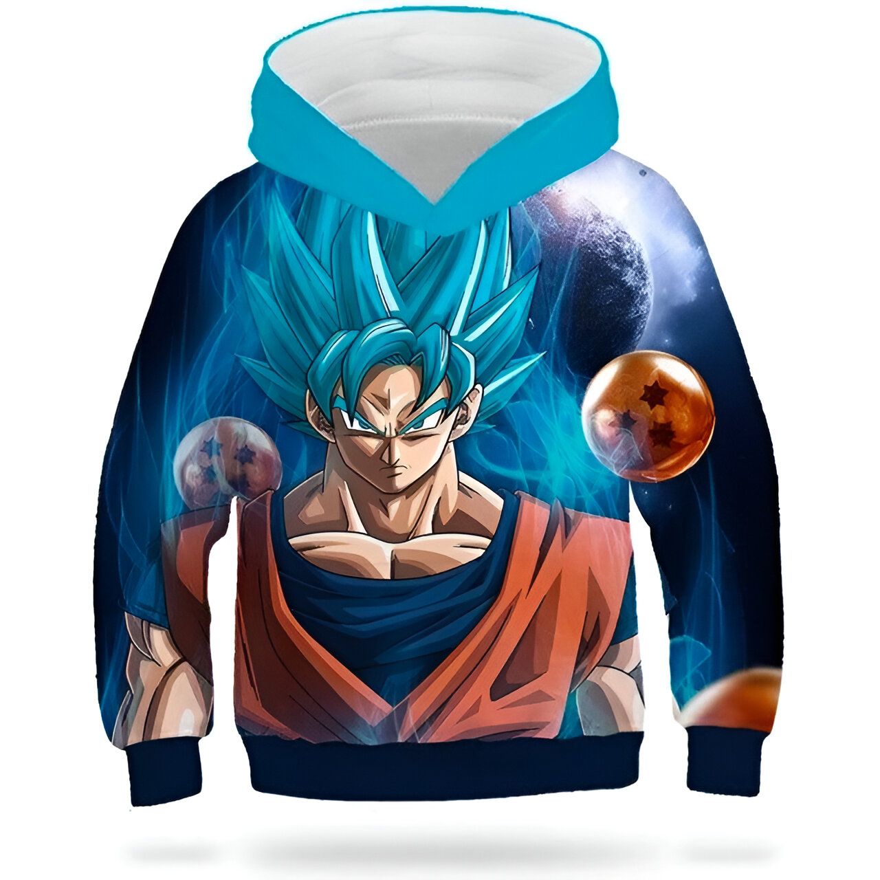 Sweat DBZ Enfant Goku Blue 13 - 14 ANS