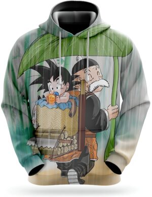Sweat Dragon Ball à l'effigie de Grand Père Son Gohan