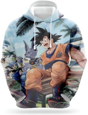 Sweat Dragon Ball Super Beerus et Goku du S au 6XL