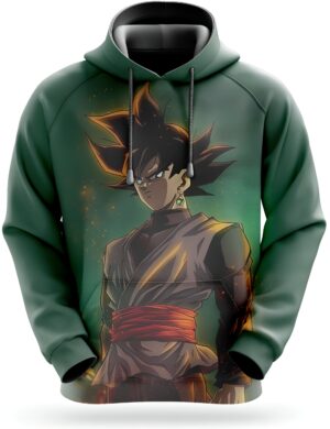 Sweat Dragon Ball Super Black Goku du S au 5XL
