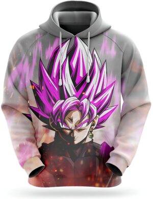 Sweat Black Goku Rosé Dragon Ball Super du XXS au 4XL