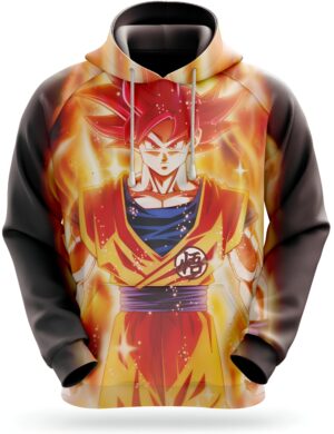 Sweat Goku Super Saiyan God de Dragon Ball Super