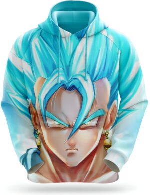 Sweat Dragon Ball Vegeto Blue avec Potaras