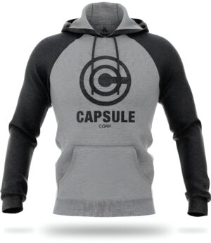 Sweat Capsule Corp Dragon Ball Z en gris, rouge ou jaune
