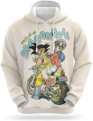 Sweat Dragon Ball Z avec Goku & Bulma