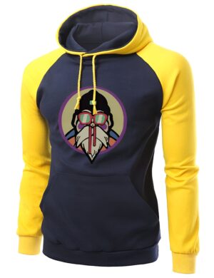Sweat Kame Sennin Pervers Dragon Ball Z en jaune, rouge ou gris