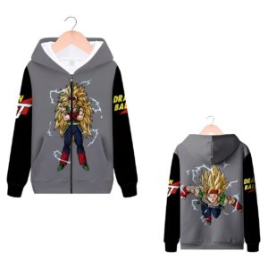 Sweat zippé Bardock DBGT S à 4XL