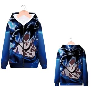 Sweat Zip DBS Goku Ultra Instinct S à 4XL