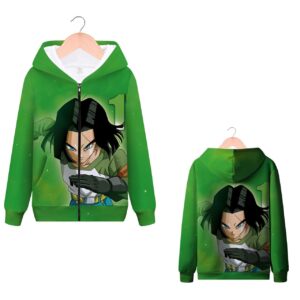 Sweat Zip DBZ C-17 tailles S à 4XL