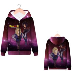 Sweat Zip DBZ C-17 & C-18 S à 4XL