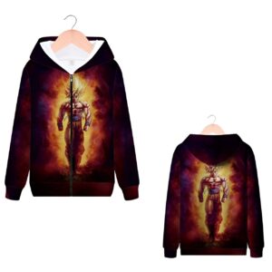 Sweat Zip DBZ Force Saiyan S à 4XL