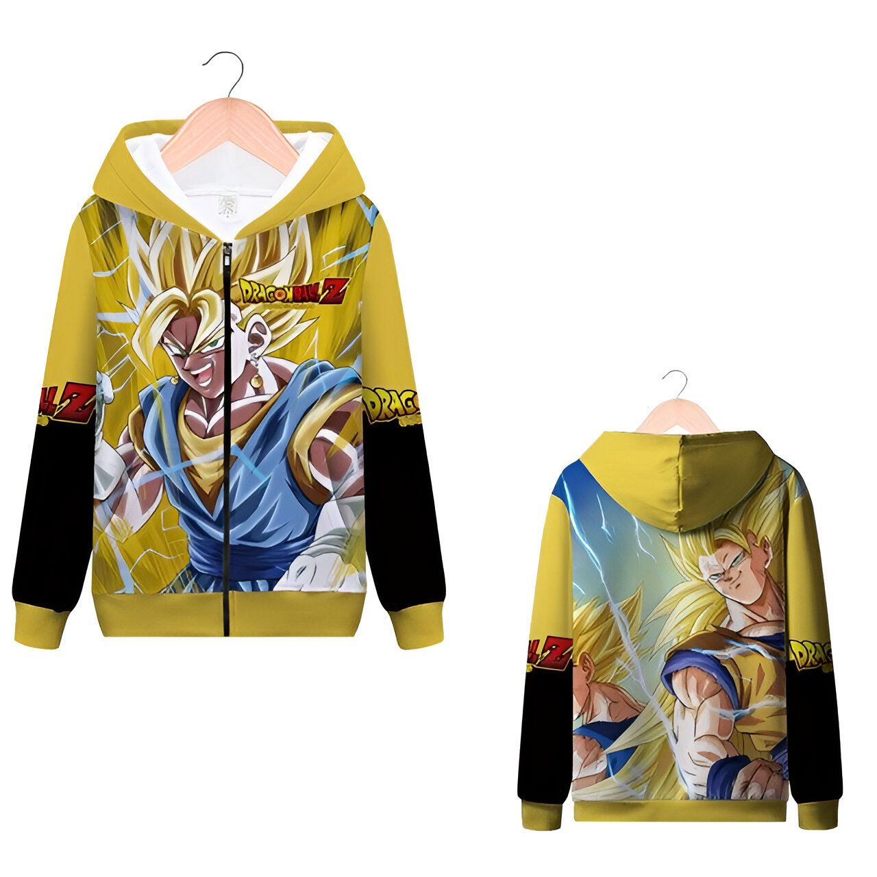Sweat zippé Saiyan jusqu'à 4XL