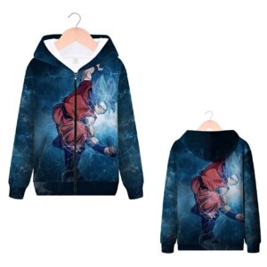 Sweat Zip Goku Super Saiyan Blue jusqu’à 4XL