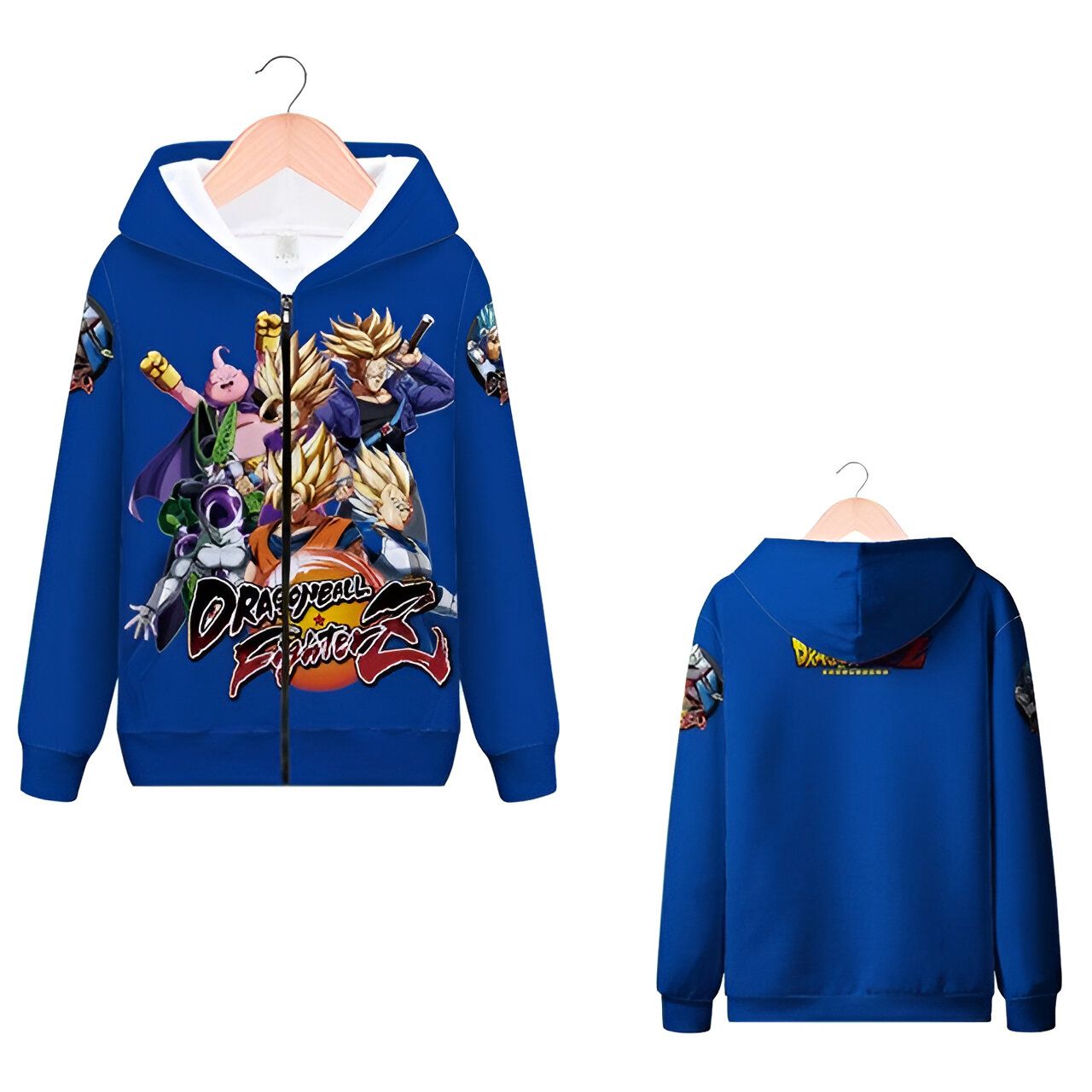 Sweat Zip DBZ FighterZ S à 4XL