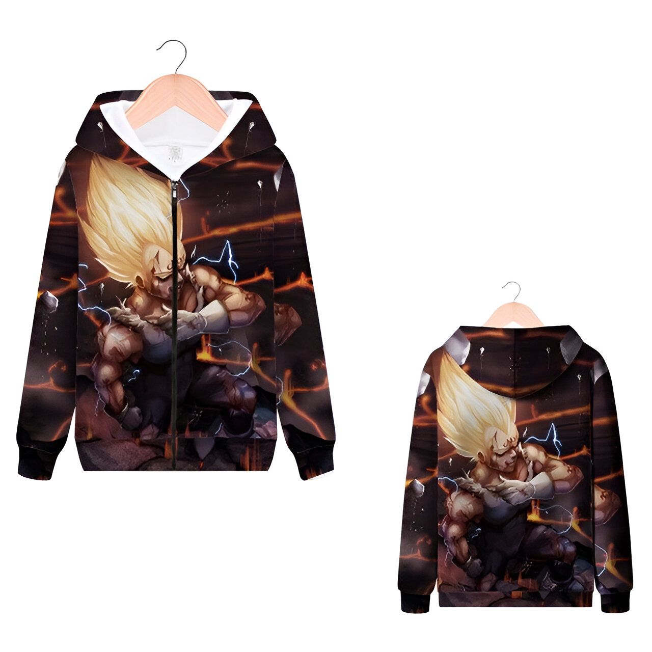 Sweat Zip Majin Vegeta S à 4XL