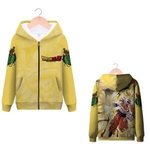 Sweat zippé DBZ Shenron & Goku SSJ