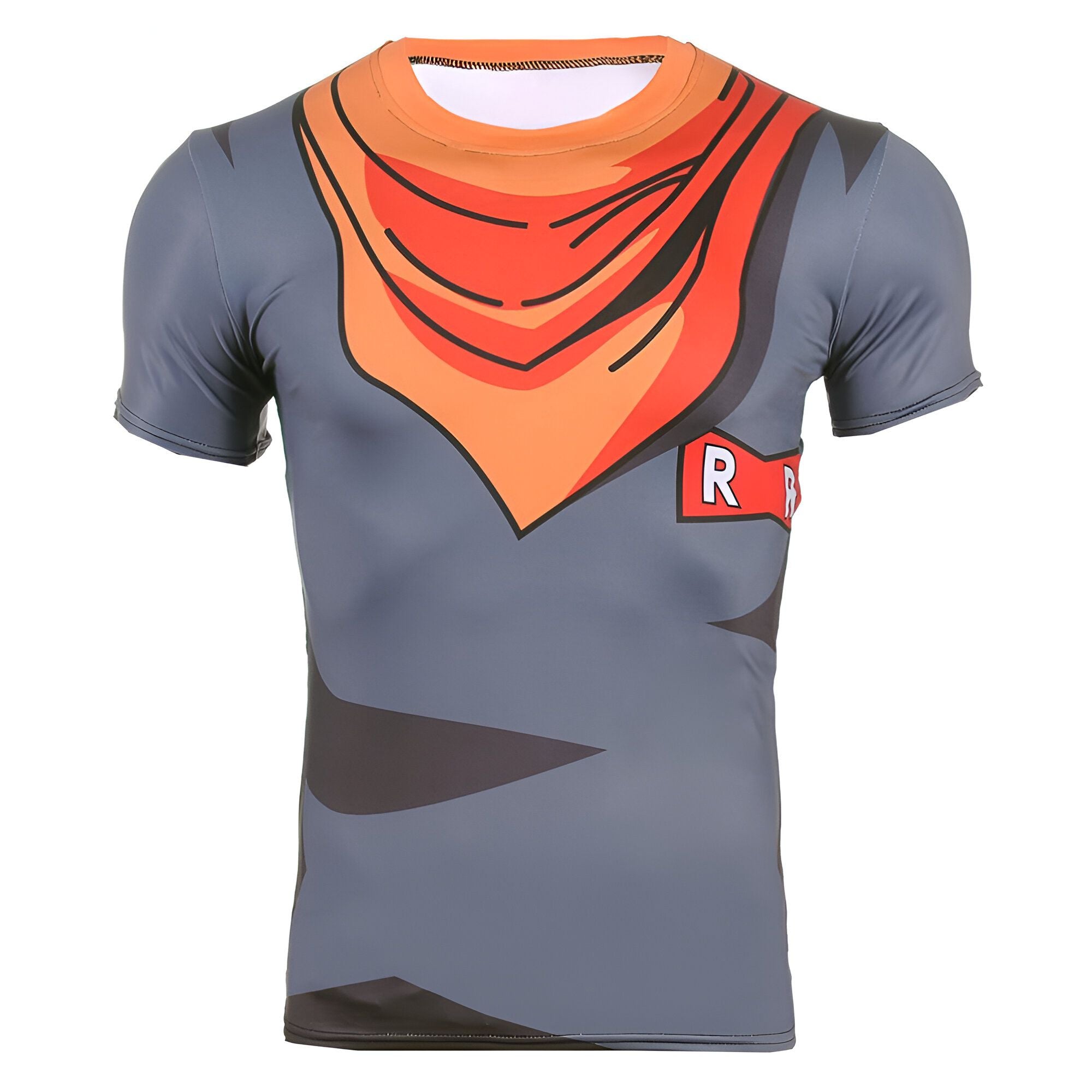 T-shirt de compression Dragon Ball Cyborg Menaçant
