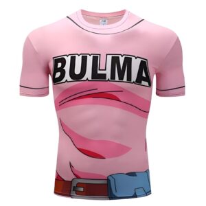 T-Shirt Compression DBZ Bulma jusqu'à 4XL