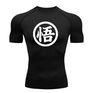 Kanji Go Dragon Ball T-Shirt Coupe Compression