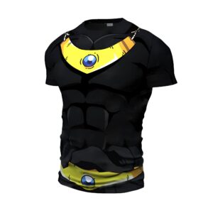 T-Shirt Compression Saiyan Légendaire S à 4XL