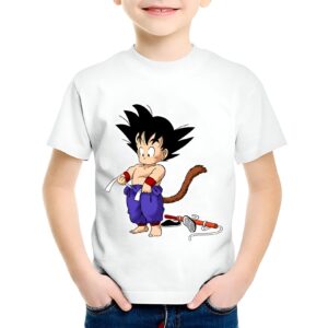 T-shirt enfant DBZ avec Bâton Magique