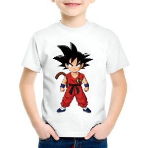 T-shirt enfant DBZ Jeune Guerrier a tailles multiples