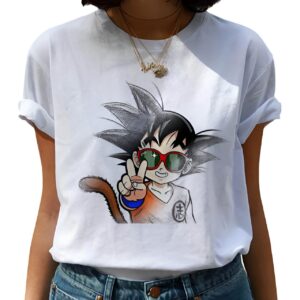 T-shirt femme DBZ Goku Famous