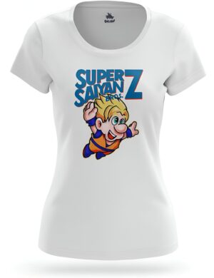 T-shirt femme Goku DBZ Mario Bros en tailles japonaises