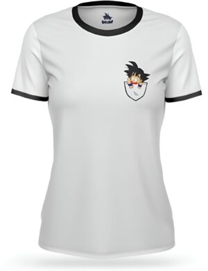 T-Shirt DBZ Femme Goku Pocket S à L Taille Japonaise