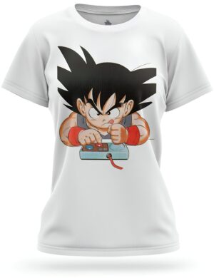 T-shirt Femme DBZ thème jeux vidéo