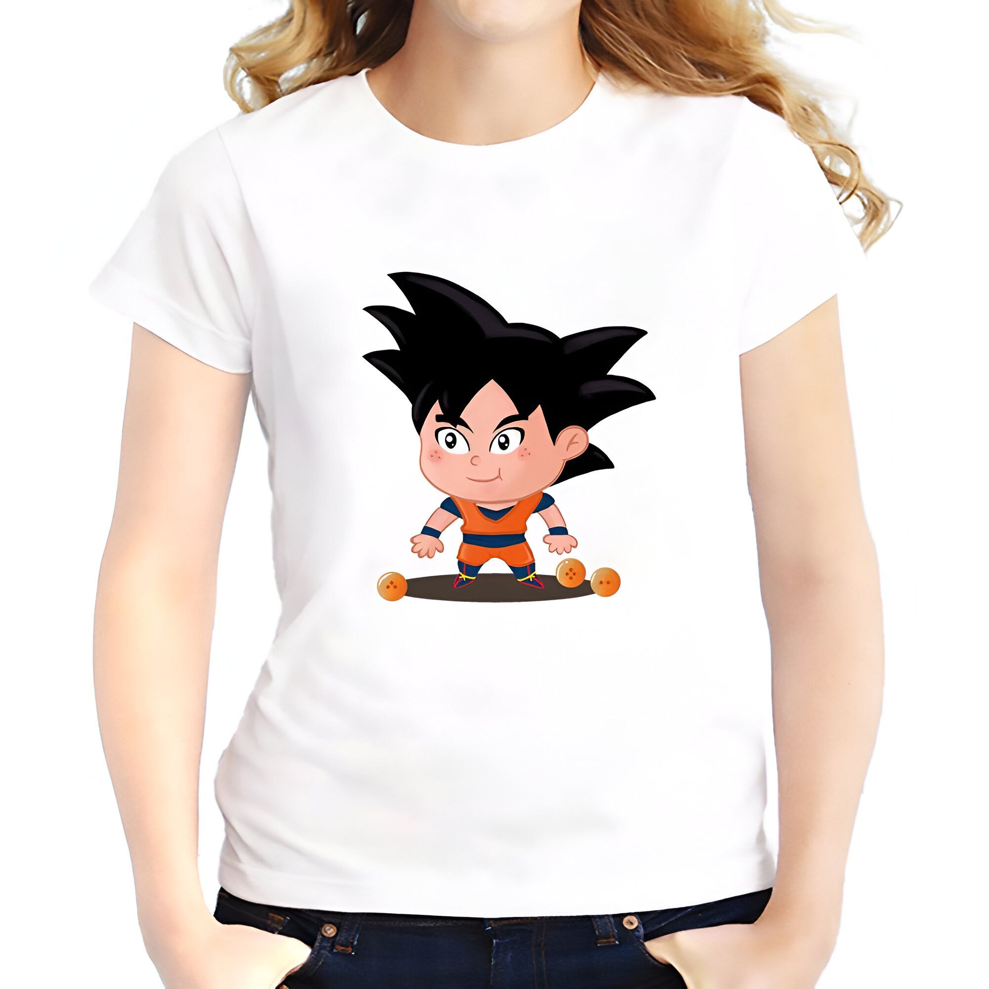T-shirt femme Mini Goku DBZ – Image 2