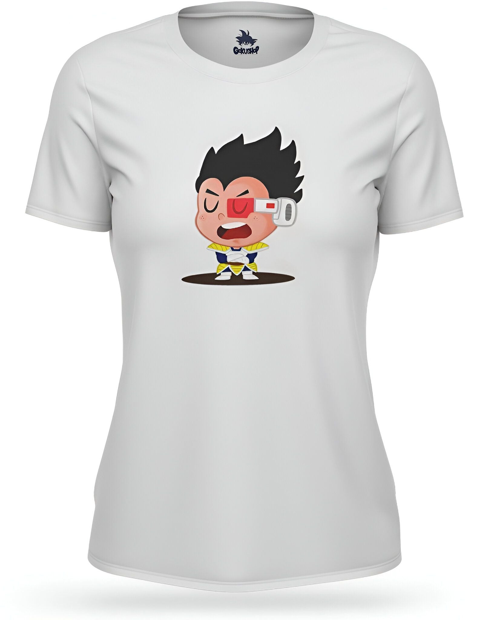 T-shirt Femme DBZ avec Mini Vegeta
